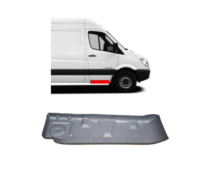 Sprinter/Crafter (06-) Laiptas žemas (dešinė), 130843, 130844, 130845, 130846, 130847, 130848