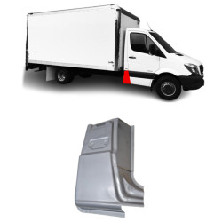 Sprinter/Crafter (06-) Galinis stulpelis-kampas (kairė), 130823, 130824, 130825, 130826