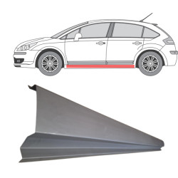 Citroen C4 (04-) порог (слева), 