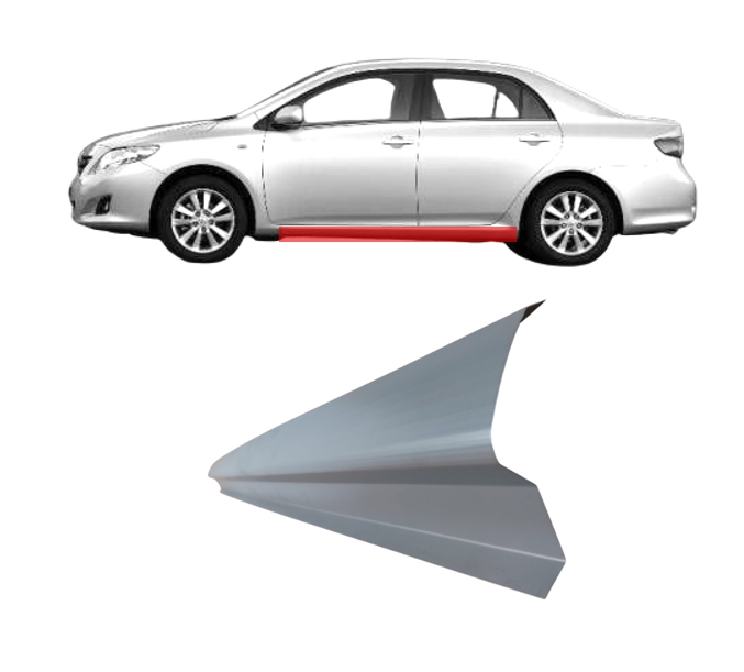 Toyota Corolla (07-) Slenkstis (kairė/dešinė), Toyota Corolla (2007- 2013) Slenkstis (kairė/dešinė), Toyota Corolla (2007- 2013) Slenkstis (kairė/dešinė)