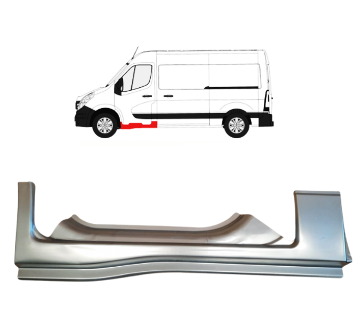 Master/Movano (10-) Priek. durų slenkstis (kairė), 60N141-1