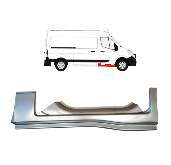 Master/Movano (10-) Priek. durų slenkstis (dešinė), 60N142-1