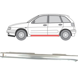 Caddy/Polo Kombi/Ibiza/Card (95-) lävi (SED, 4D, vasak), slenksčiai, 671341, 5901532182132, Seat Cardoba slenkstis, Seat Ibiza slenkstis, VW Caddy slenkstis, VW Polo slenkstis, slenksčiai, VW Caddy slenkstis, VW Polo slenkstis, 671341, 5901532182132, Seat Cardoba slenkstis, Seat Ibiza slenkstis