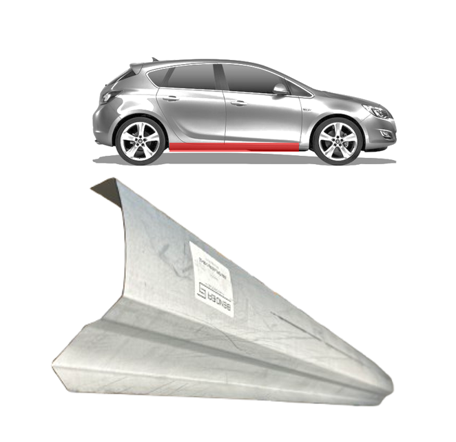 Opel Astra (09-) Slenkstis (kairė=dešinė), 