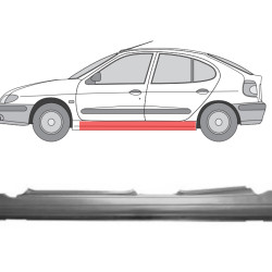 Renault Megane (95-) Door sill (4dr., L), slenksčiai, Renault Megane Slenkstis, 7751467719, 600741-Q, 5901532166880, slenksčiai, Renault Megane Slenkstis