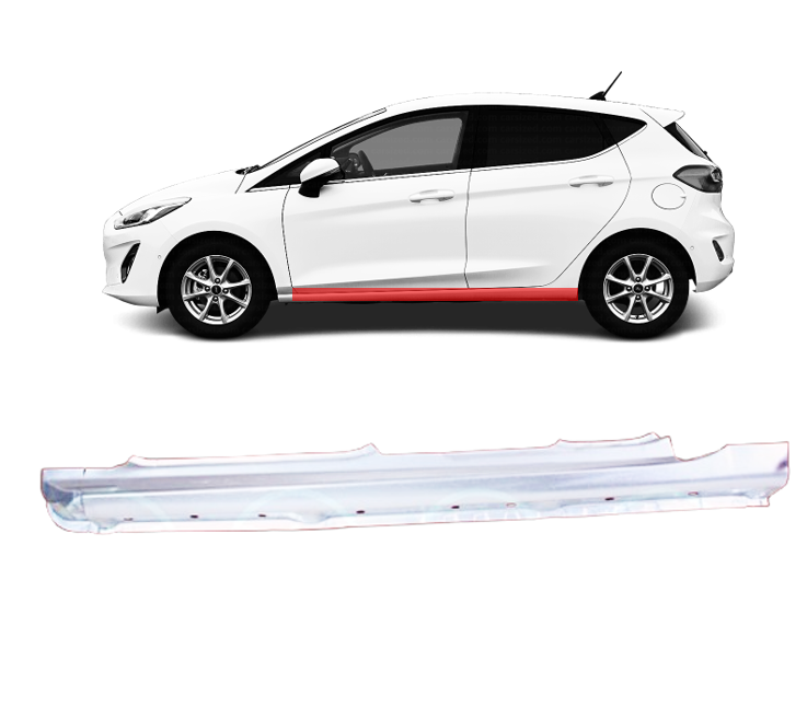 Ford Fiesta (08-) Slenkstis (4/5D, kairė), slenksčiai, Ford Fiesta slenkstis, 1 553 685, 8A61-A10131-AA, 323841-1, 5903107084209, slenksčiai, Ford Fiesta slenkstis, 1 553 685, 8A61-A10131-AA, 323841-1, 5903107084209