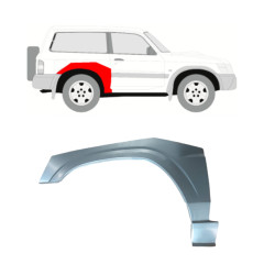 Nissan Patrol (97-) Aizmugurējā arka (3D, pa labi), Nissan Patrol 1997- 2009 Galinė arka