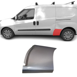 Fiat Doblo (10-) Part in front of the rear wheel (long, left), 