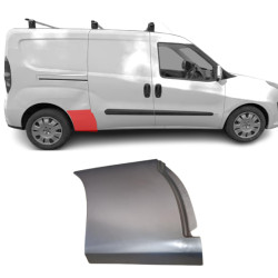 Fiat Doblo (10-) Part in front of the rear wheel (long, right), 