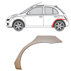 Nissan Micra (03-) Hinterer Bogen (links), Galinės arkos, Nissan Micra galinė arka, 27078315, 5903107115965, Galinės arkos