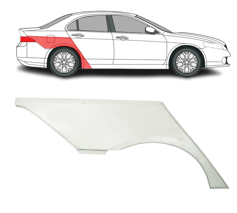 Honda Accord (02-) Galinė arka (SED, dešinė), Galinės arkos, Honda Accord galinė arka, 383384-5, 5903107110755, Galinės arkos, Honda Accord galinė arka, 383384-5, 5903107110755