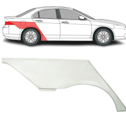 Honda Accord (02-) Tagumine kaar (SED, parem), Galinės arkos, Honda Accord galinė arka, 383384-5, 5903107110755, Galinės arkos, Honda Accord galinė arka, 383384-5, 5903107110755