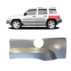 Jeep Patriot (06-) Aizmugurējais spārns (5-durvju, kreisais), Jeep Patriot PK (2006-) Galinio sparno dalis, Jeep Patriot PK (2006-) Galinio sparno dalis