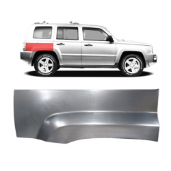 Jeep Patriot (06-) Aizmugurējā spārna daļa (5 durvju, labā), Jeep Patriot PK (2006-) Galinio sparno dalis, Jeep Patriot PK (2006-) Galinio sparno dalis