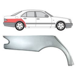 MB W210 (95-) Rear wheel arch (R), Galinė arka, MB W210 Galinio sparno dalis, 501584-5, 5901532121568, Galinė arka