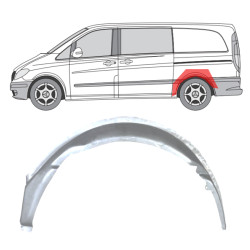 MB Vito/Viano (03-) Inner wheelarch (L), 50408316, 5901532930290, MB Viano vidinė arka, MB Vito galinė vidinė arka