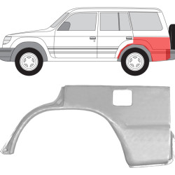 Pajero/Montero (91-) Tagumine poritiib (5D, vasak), Mitsubishi Pajero 1990- 1998 Galinė arka