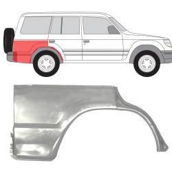 Pajero/Montero (91-) Wheelarch (5-dr, R), Mitsubishi Pajero 1990- 1998 Galinė arka