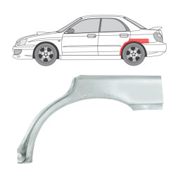 Subaru Impreza (00-) arka (SED, pa kreisi), Galinės arkos, Subaru Impreza galinė arka, 721283-5, 5901532833829, Galinės arkos, Subaru Impreza galinė arka, 721283-5, 5901532833829