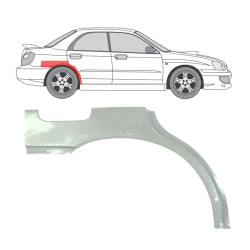 Subaru Impreza (00-) Arka (SED, dešinė), Galinės arkos, Subaru Impreza galinė arka, 721284-5, 5901532833843, Galinės arkos, Subaru Impreza galinė arka, 721284-5, 5901532833843