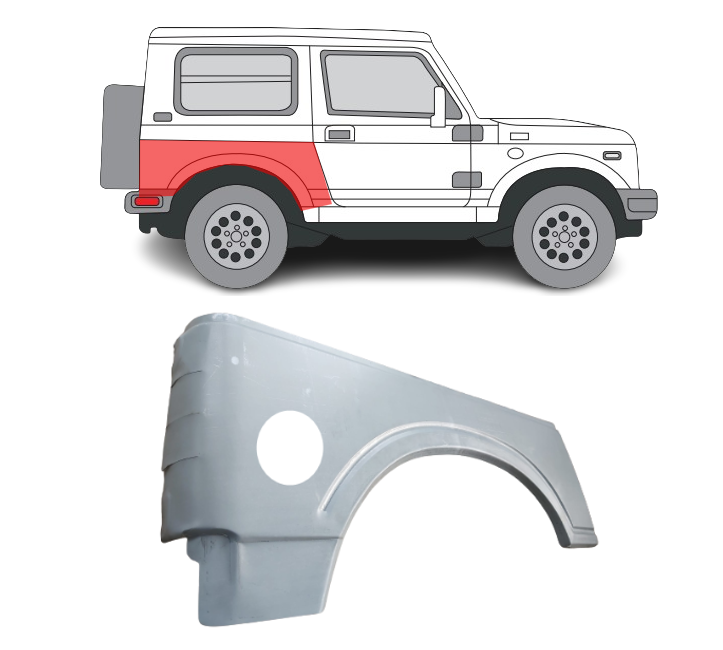 Suzuki SJ410 (79-) Galinė arka (dešinė) , Suzuki SJ410 1979- 1991 Galinė arka, Suzuki SJ410 1979- 1991 Galinė arka