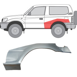 Toyota Land Cruiser (96-) Tagumine kaar (3-ukseline, vasak), Toyota Land Cruiser 1996- 2003 Galinė arka