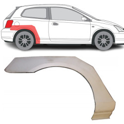 Honda Civic (01-) arka (H/B, 3D, pa labi), Honda Civic 2001- 2005 Arka, 38258413P