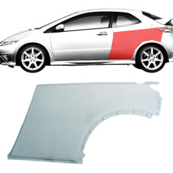 Honda Civic (06-) Tagumine kaar (3D, vasak), 382983-3, Honda Civic (2006- 2011) Galinė arka, 382983-3, Honda Civic (2006- 2011) Galinė arka