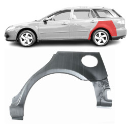 Mazda 6 (02-) Arka (KOMBI, pa kreisi), Galinės arkos, Mazda 6 galinė arka, 451983-6, 932231, 2754143, 5901532112191, Galinės arkos, Mazda 6 galinė arka, 451983-6, 932231, 2754143, 5901532112191