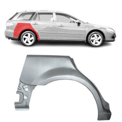 Mazda 6 (02-) Wheelarch (KOMBI, R), Galinės arkos, Mazda 6 galinė arka, 451984-6, 932232, 2754144, 5901532112214, Galinės arkos, Mazda 6 galinė arka, 451984-6, 932232, 2754144, 5901532112214