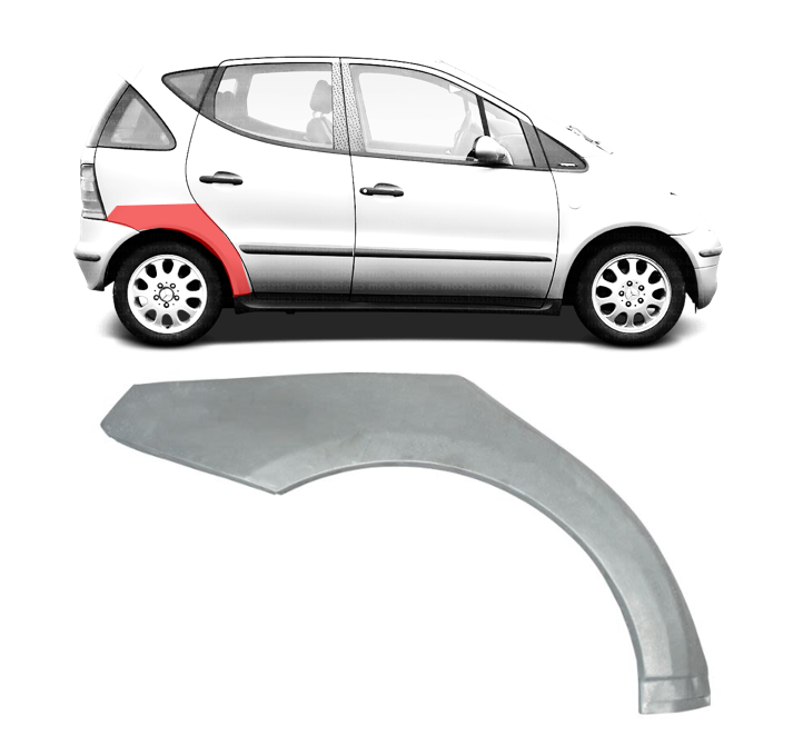 MB W169 (04-) Galinė arka (dešinė), Galinės arkos, MB W169 Galinė arka, 500684-5, 5903107072237, Galinės arkos, MB W169 Galinė arka, 500684-5, 5903107072237