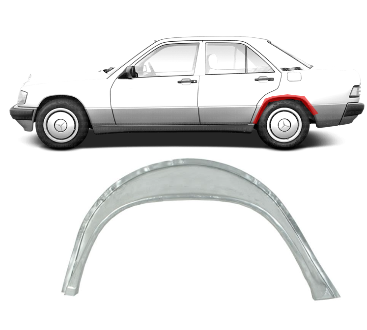 MB W201 (82-) Vidinė arka (kairė), Vidinės arkos, 201-637-09-76, 500183-8, 5901532115277, MB W201 Vidinė arka, Vidinės arkos, 201-637-09-76, 500183-8, 5901532115277, MB W201 Vidinė arka