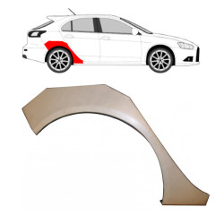Mitsubishi Lancer (07-) Rear arch (HB, R), Mitsubishi Lancer (2007- 2015) Galinė arka, 52348451