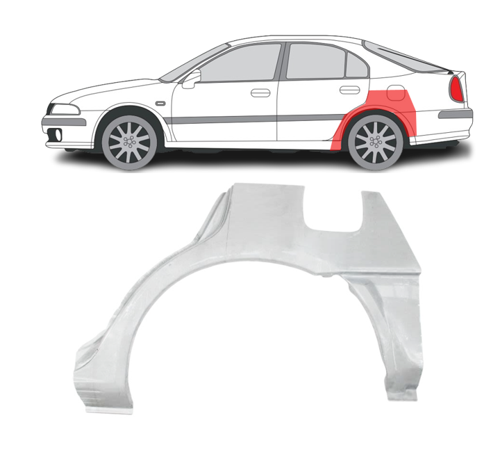 Mitsubishi Carisma (95-) Arka (5D, kairė), Galinė arka, 521083-5, 5901532829730, Mitsubishi Carisma arkos, Galinė arka, 521083-5, 5901532829730, Mitsubishi Carisma arkos