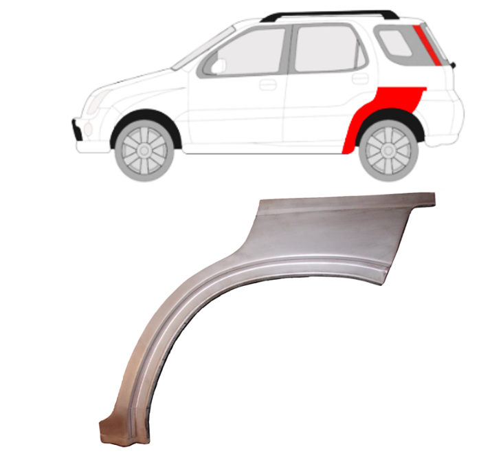 Suzuki Ignis (00-) Arka (kairė), Galinės arkos, 74198351, 5901532932683, Suzuki Ignis galinė arka, Galinės arkos, 74198351, 5901532932683, Suzuki Ignis galinė arka