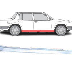 Volvo 700/900 (81-) slieksnis (4D, pa labi), slenksčiai, Volvo Seria 900 slenkstis, Volvo seria 700 slenkstis, 903142, 1380024, 5927104, 5901532210316, slenksčiai, Volvo Seria 900 slenkstis, Volvo seria 700 slenkstis, 903142, 1380024, 5927104, 5901532210316