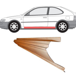 Toyota Corolla (92-) Slenkstis (3 durų, kairė), slenksčiai, 5901532814545, Toyota Corolla slenkstis, slenksčiai, Toyota Corolla slenkstis