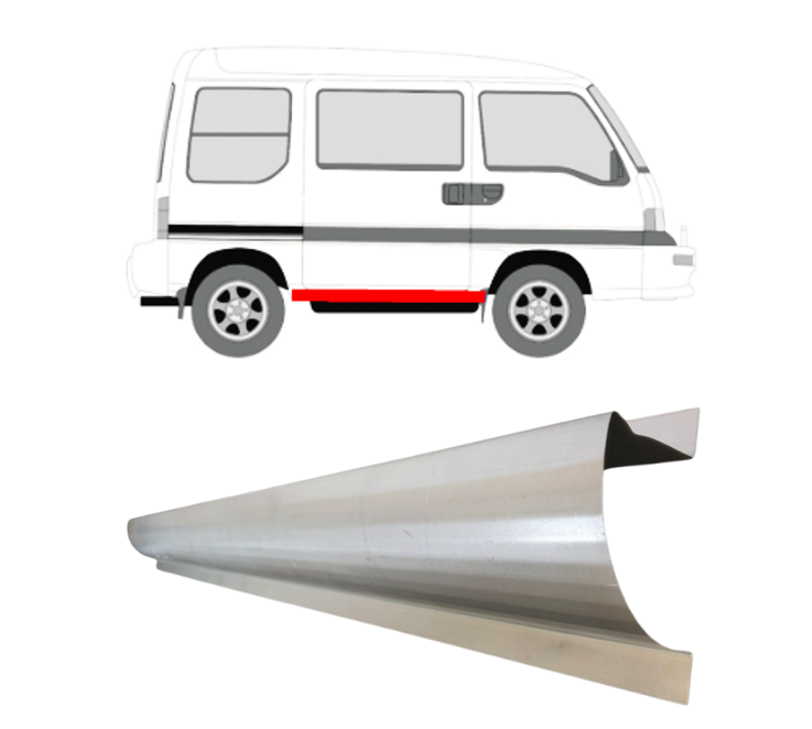 Subaru Libero (83-) Slenkstis (kairė/dešinė), Subaru Libero (1983- 1997) Slenkstis (kairė/dešinė)