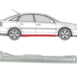 Opel Vectra (02-) Slenkstis (dešinė), slenksčiai, Opel Vectra slenkstis, 51 64 016, 51 64 018, 551842, 13240141, 13240145, 5901532142396, slenksčiai