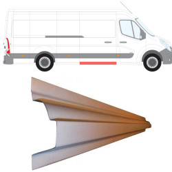 Master/Movano (10-) Slank. durų slenkstis (ilgo, dešinė), Opel Movano slankiojančių durų slenkstis, Renault Master slankiojančių durų slenkstis, 60N14222, 5901532782851, Opel Movano slankiojančių durų slenkstis, Renault Master slankiojančių durų slenkstis, 60N14222, 5901532782851