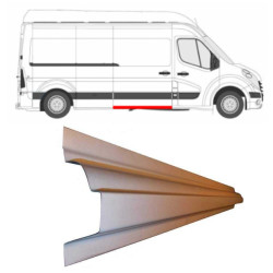 Master/Movano (10-) Порог скольжение дверн (короткие, п), 60N14221, 5901532782868, Opel Movano slankiojančių durų slenkstis, Renault Master slankiojančių durų slenkstis, Opel Movano slankiojančių durų slenkstis, Renault Master slankiojančių durų slenkstis, 60N14221, 5901532782868