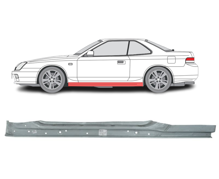 Honda Prelude (97-) Slenkstis (kairė), slenksčiai, Honda Prelude slenkstis, 382041-3, 5901532914245, slenksčiai