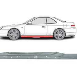 Honda Prelude (97-) Slenkstis (kairė), slenksčiai, Honda Prelude slenkstis, 382041-3, 5901532914245, slenksčiai