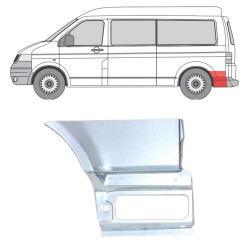 T5/Multivan (03-) Skārda aiz aizmugurējā riteņa (pa kreisi), 