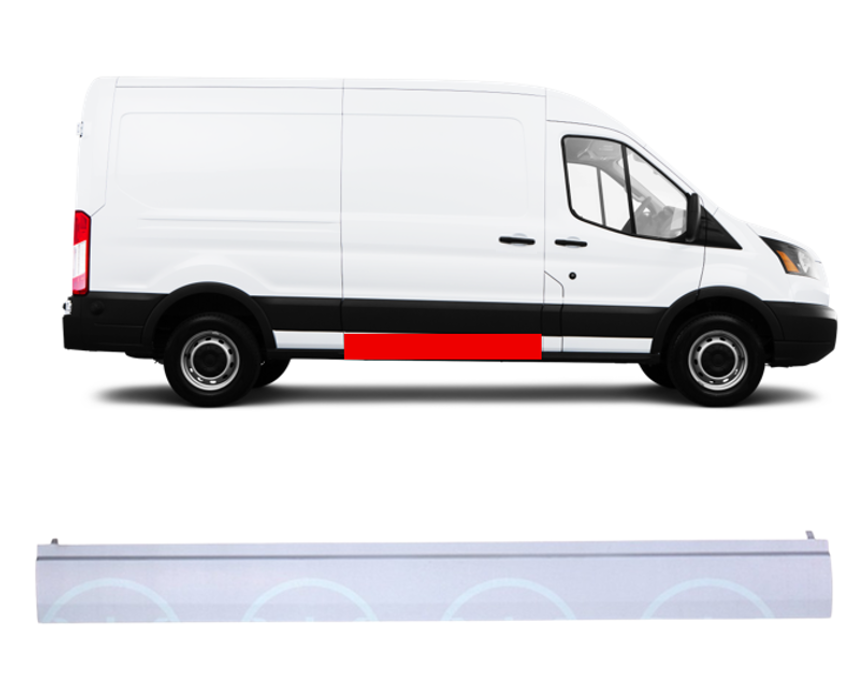 Ford Transit (14-) Slankiojančių durų apačia (dešinė), 