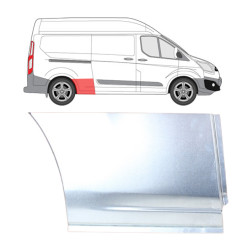 Ford Transit Custom (12-) Plekk tagaratta ees (paremal), 