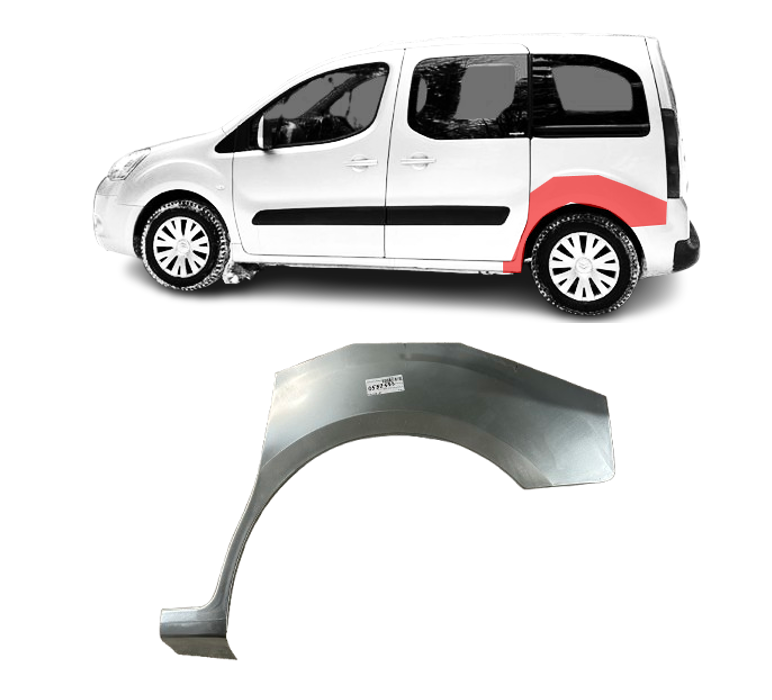 Citroen Berlingo/Partner (08-) Galinė arka (kairė), 