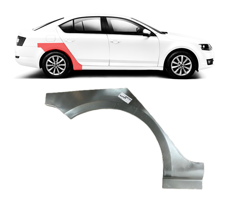 Skoda Octavia (13-) Galinė arka (dešinė), 