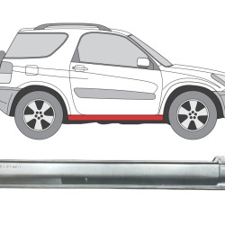 Toyota RAV4 (00-) slieksnis (3-durvju, pa labi), 