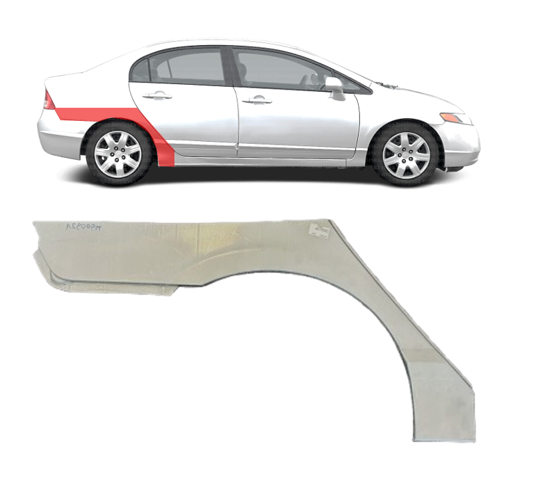 Honda Civic (06-) Galinė arka (SEDANAS, dešinė), 